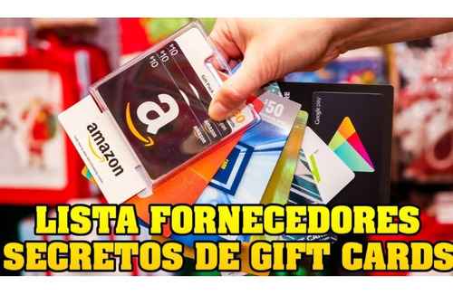 Fornecedores Secretos para Gift Cards
